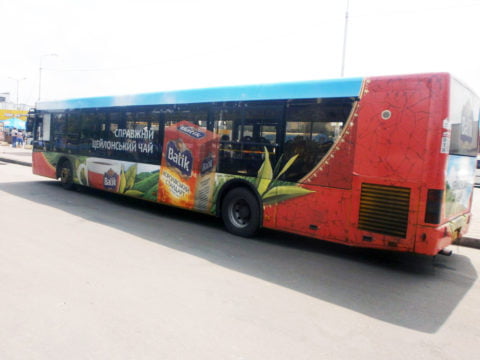 Реклама на автобусах Луцьк