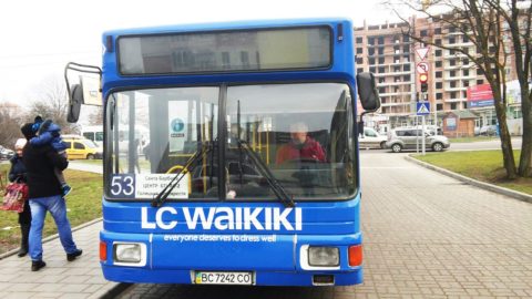 Реклама на автобусах Івано-Франківськ