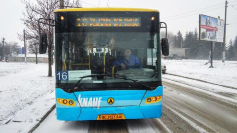 Реклама на автобусах Тернопіль 