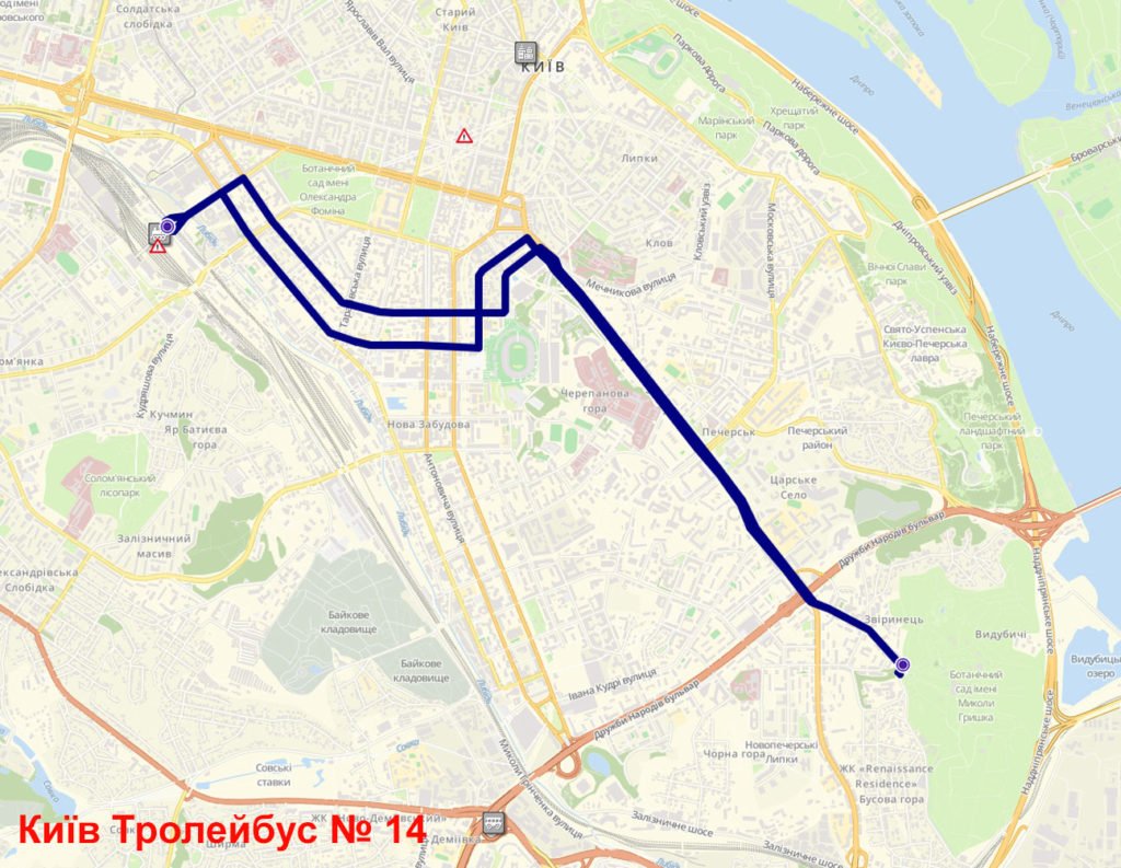 Троллейбус 14 Киев