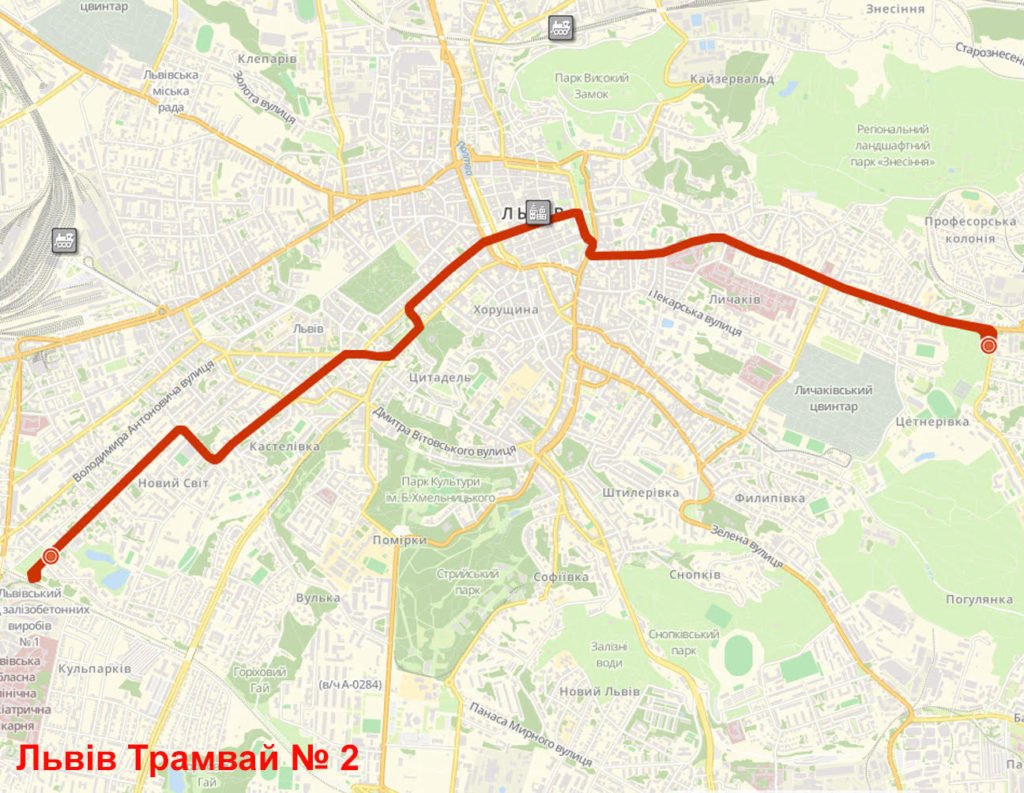 Трамвай 2 Львів