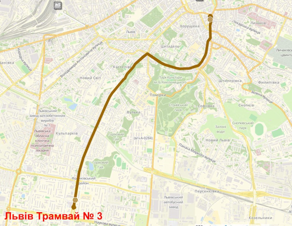 Трамвай 3 Львів