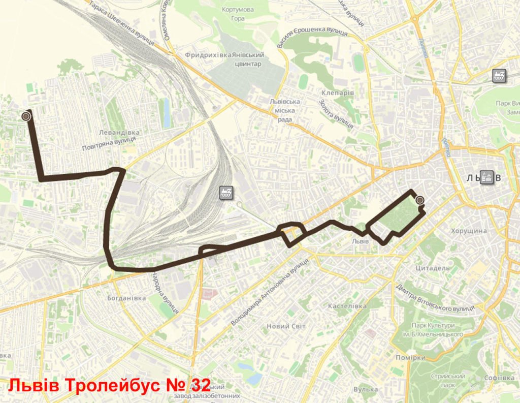 Тролейбус 32 Львів